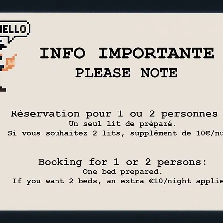 Apartamento Gregbnb - T2 Cosy Et Design - Parking Inclus - Wifi - 15min Gare *